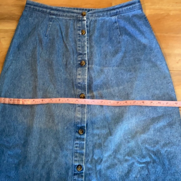 Awesome vintage denim skirt size 12P - Picture 8 of 9